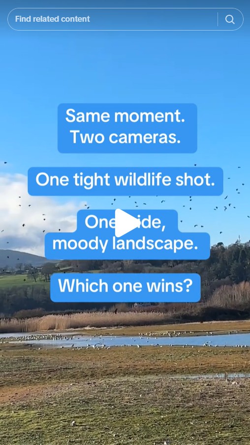 Same moment. Two cameras.